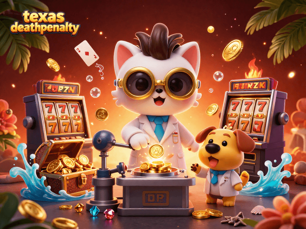 Engage with the texasdeathpenalty for exciting slot machine action featuring a mad scientist's lab.