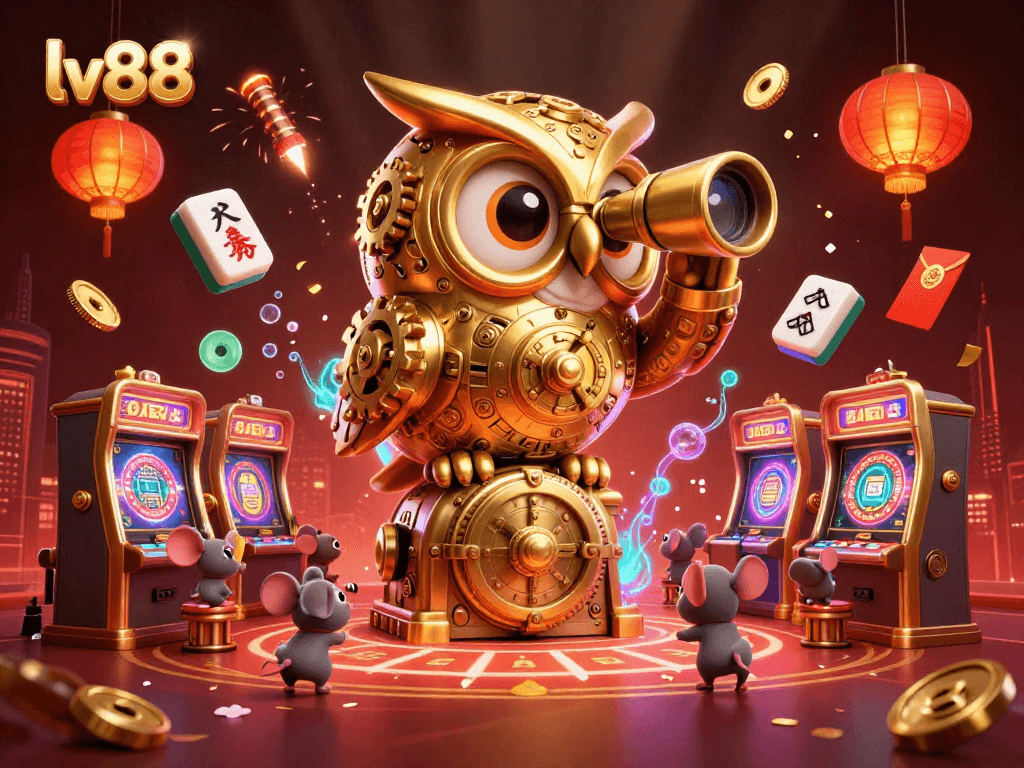 Discover thrilling gameplay at lv88 with 3D cartoon characters enjoying casino excitement.