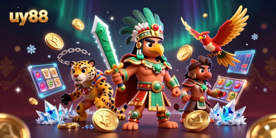 Experience the thrill of uy88 with Aztec characters and vibrant slots in stunning 3D art.