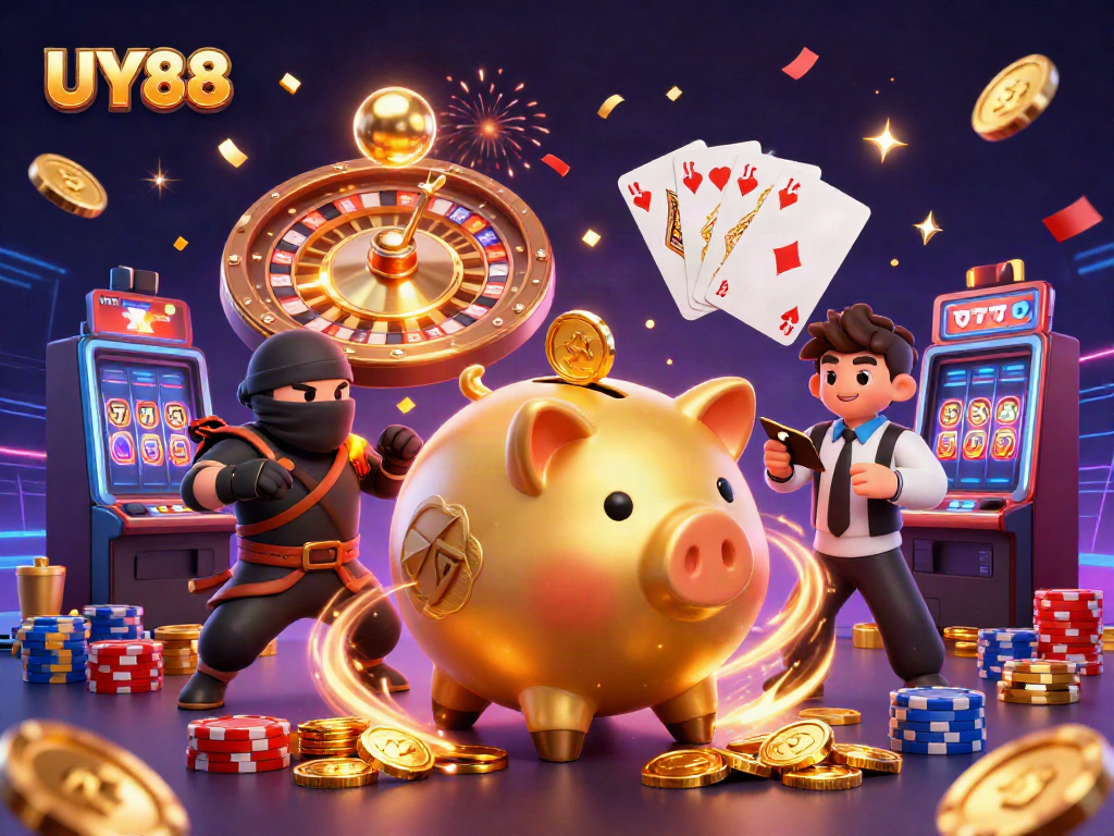 Experience thrilling wins with UY88's spectacular casino adventures and vibrant gaming atmosphere.