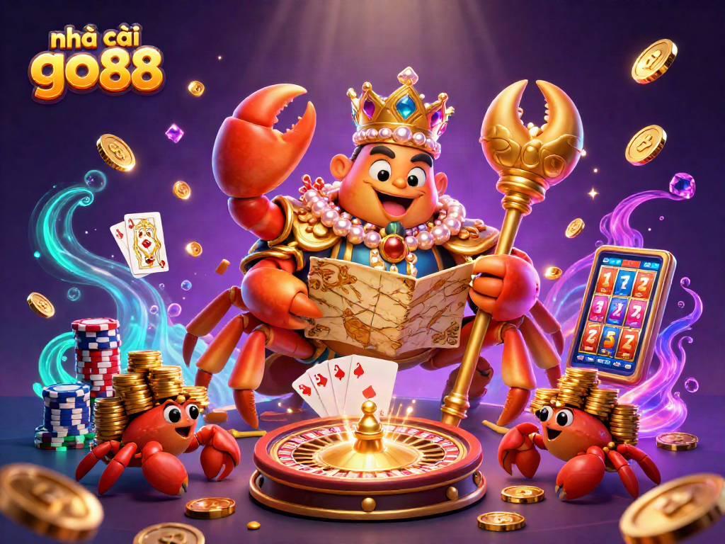 Engage with nhà cái go88 through an immersive 3D casino world showcasing vibrant games and winning possibilities.