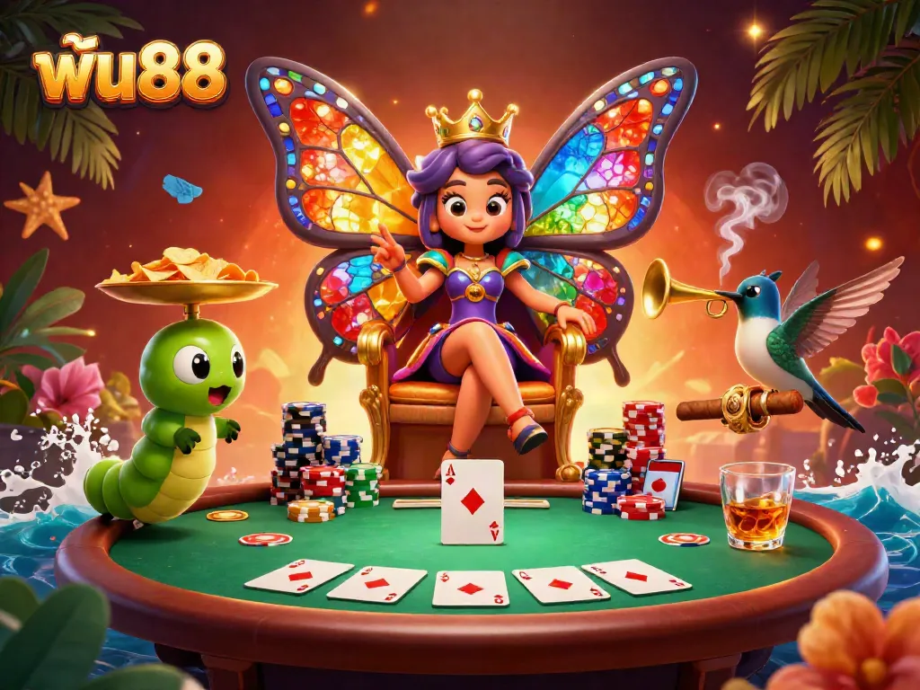 Experience thrilling gameplay at ฟัน88 with lively characters and vibrant casino action.