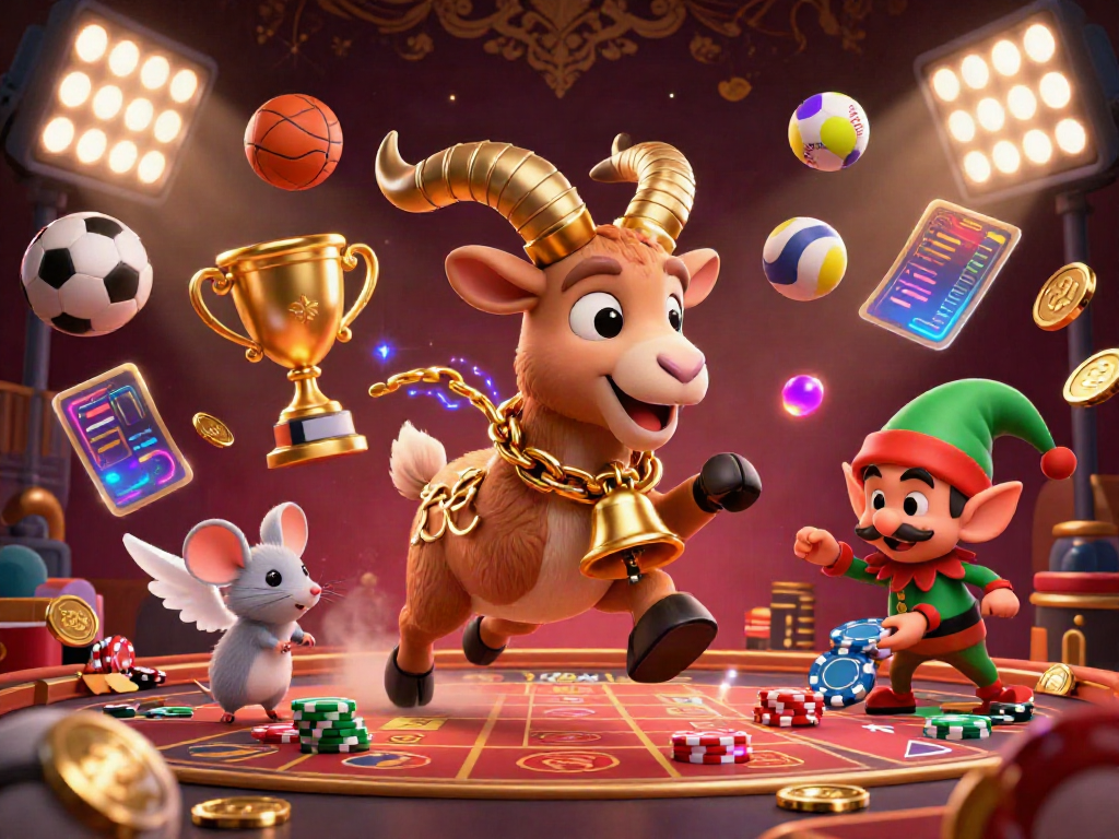 Play exciting sports betting at fun88 with a unique holiday horror casino theme, featuring lively cartoon characters.