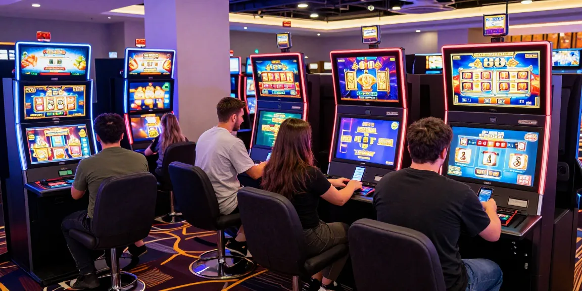 A80 online casino gaming scene with players enjoying diverse games in a vibrant setting.