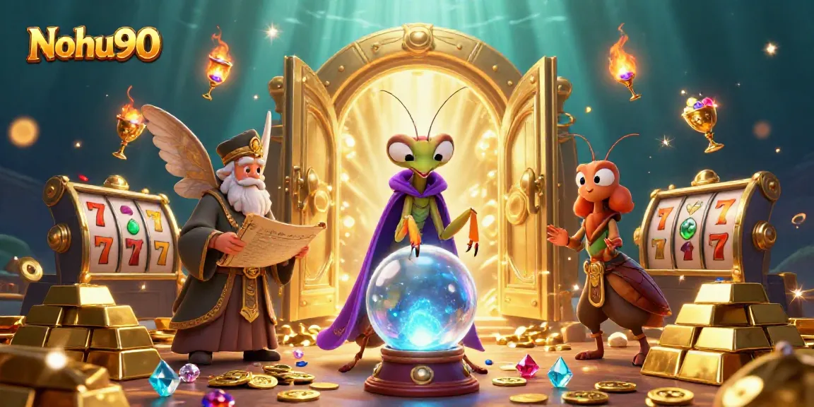 Engage with Nohu90's magical slots world filled with fortune-telling and riches.