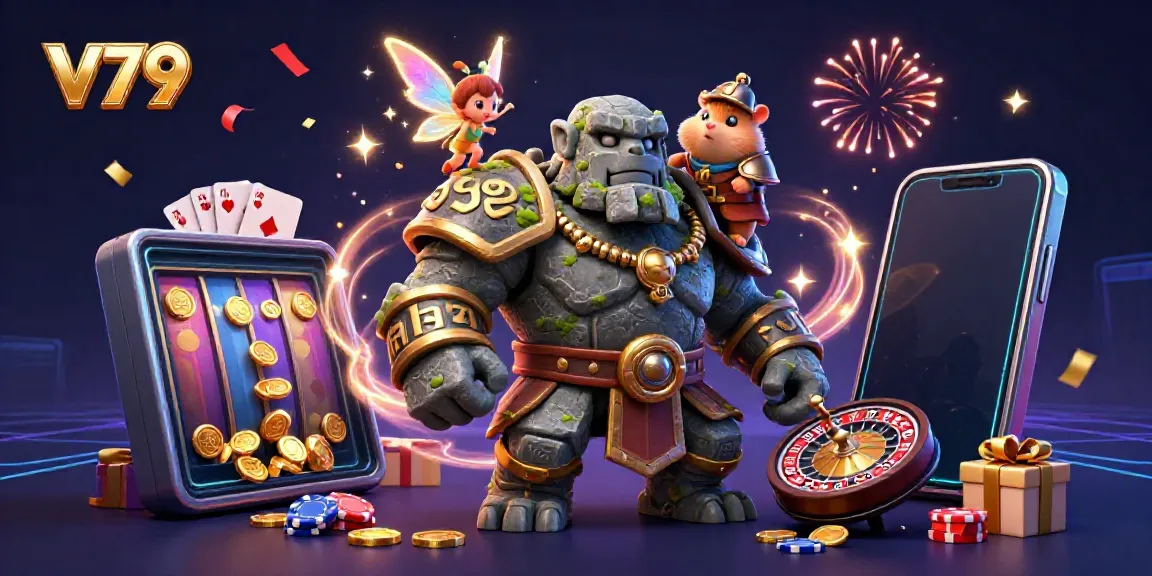 Experience exciting gameplay with v79, featuring vibrant characters and dynamic slot games.