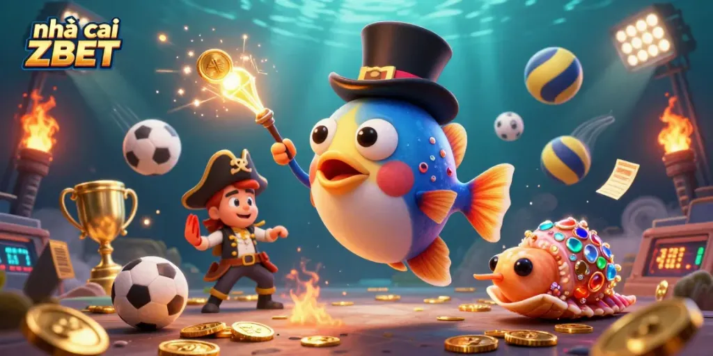 Experience exciting gameplay at nhà cái ZBET with vibrant characters and dynamic casino elements.